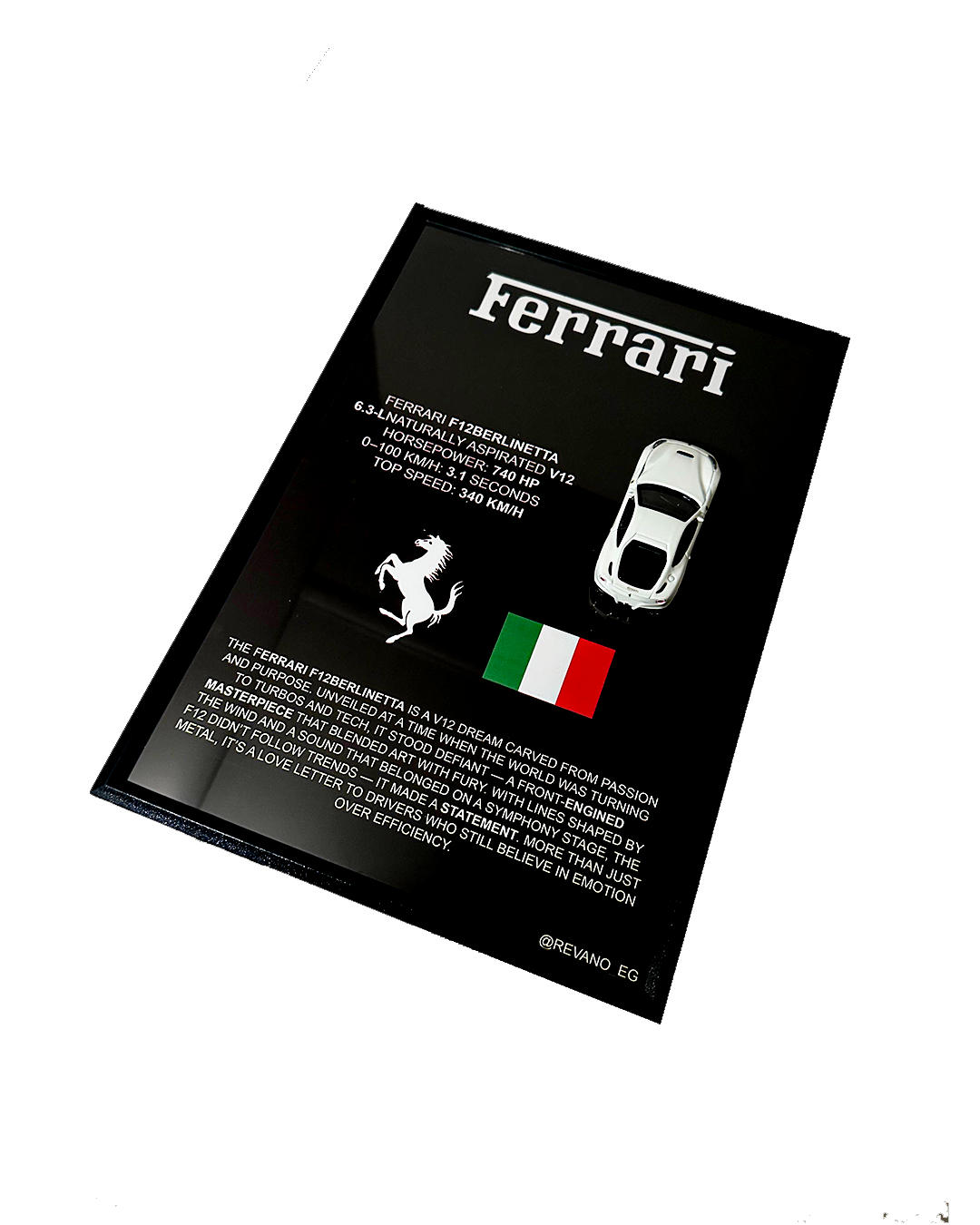 White Ferrari F12BERLINETTA
