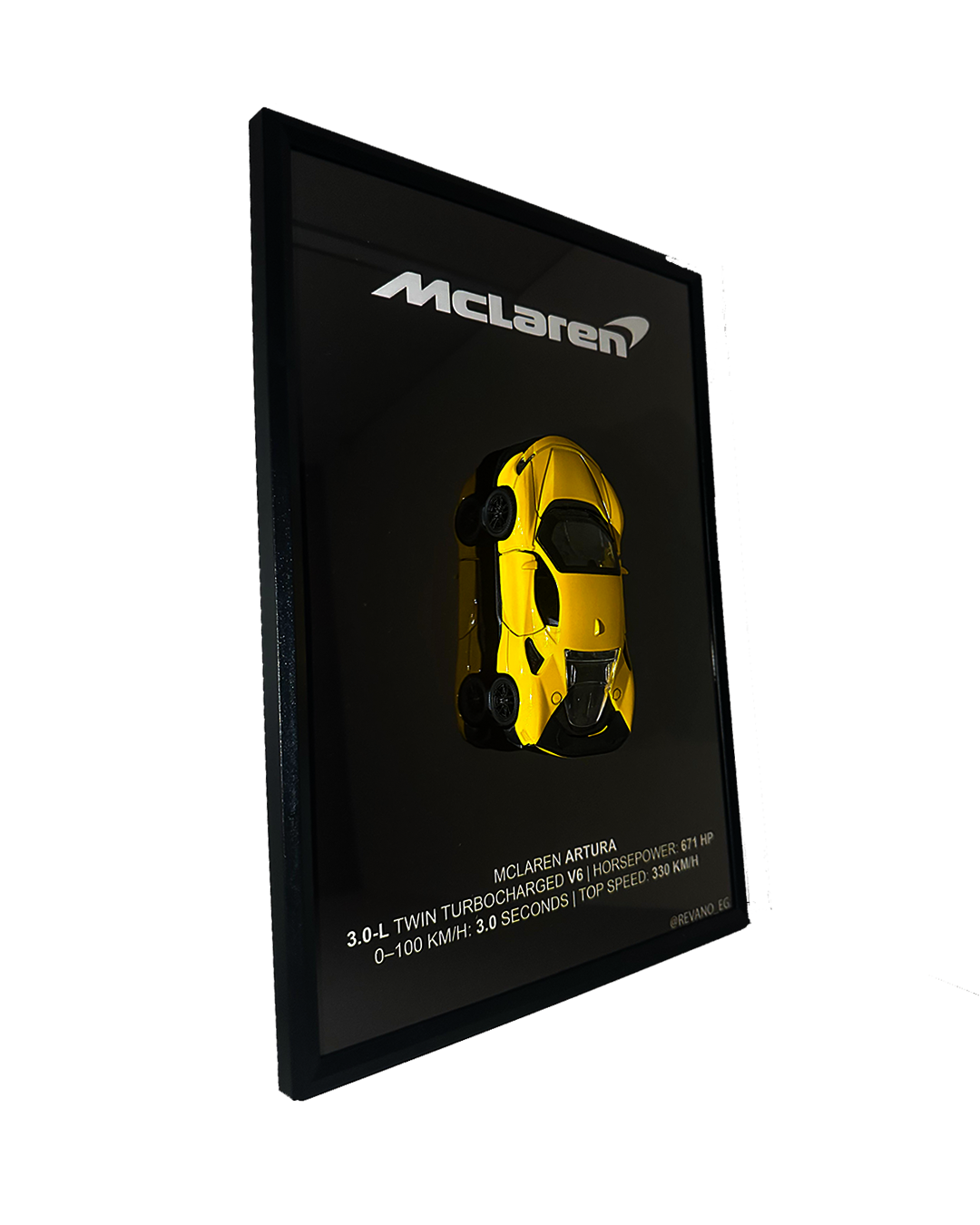 Yellow Mclaren ARTURA