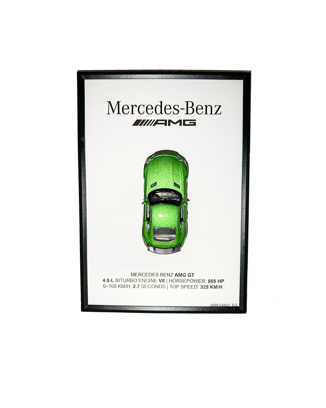 Green Mercedes AMG GT