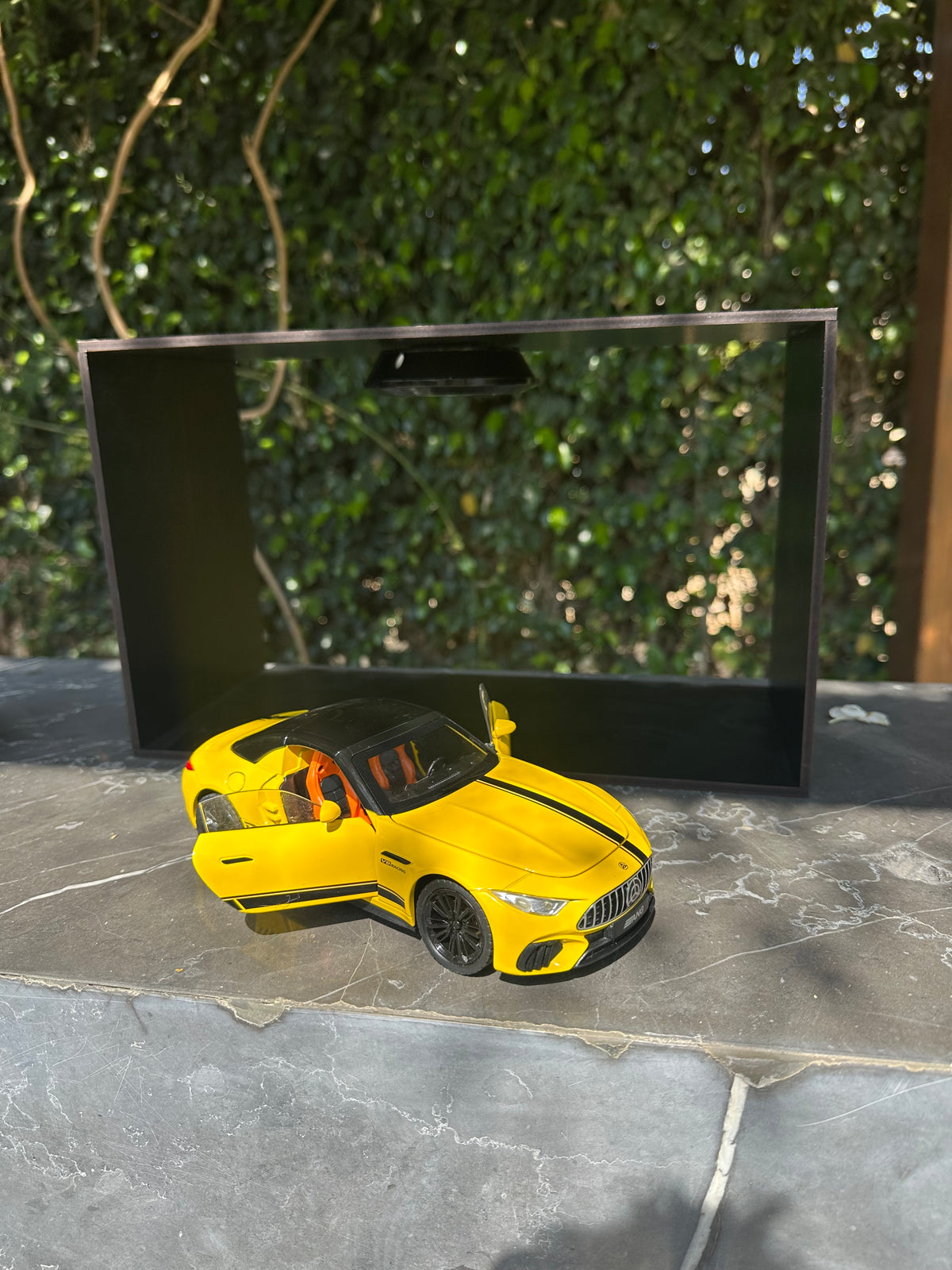 YELLOW MERCEDES AMG x REVANO DISPLAY