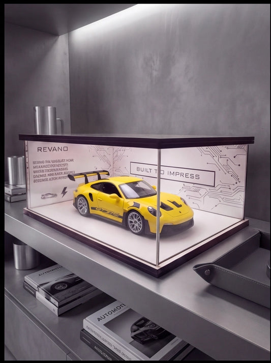 YELLOW PORSCHE 911 GT3 RS X SHADOW SHOWROOM