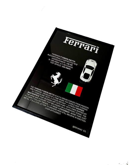 White Ferrari F12BERLINETTA