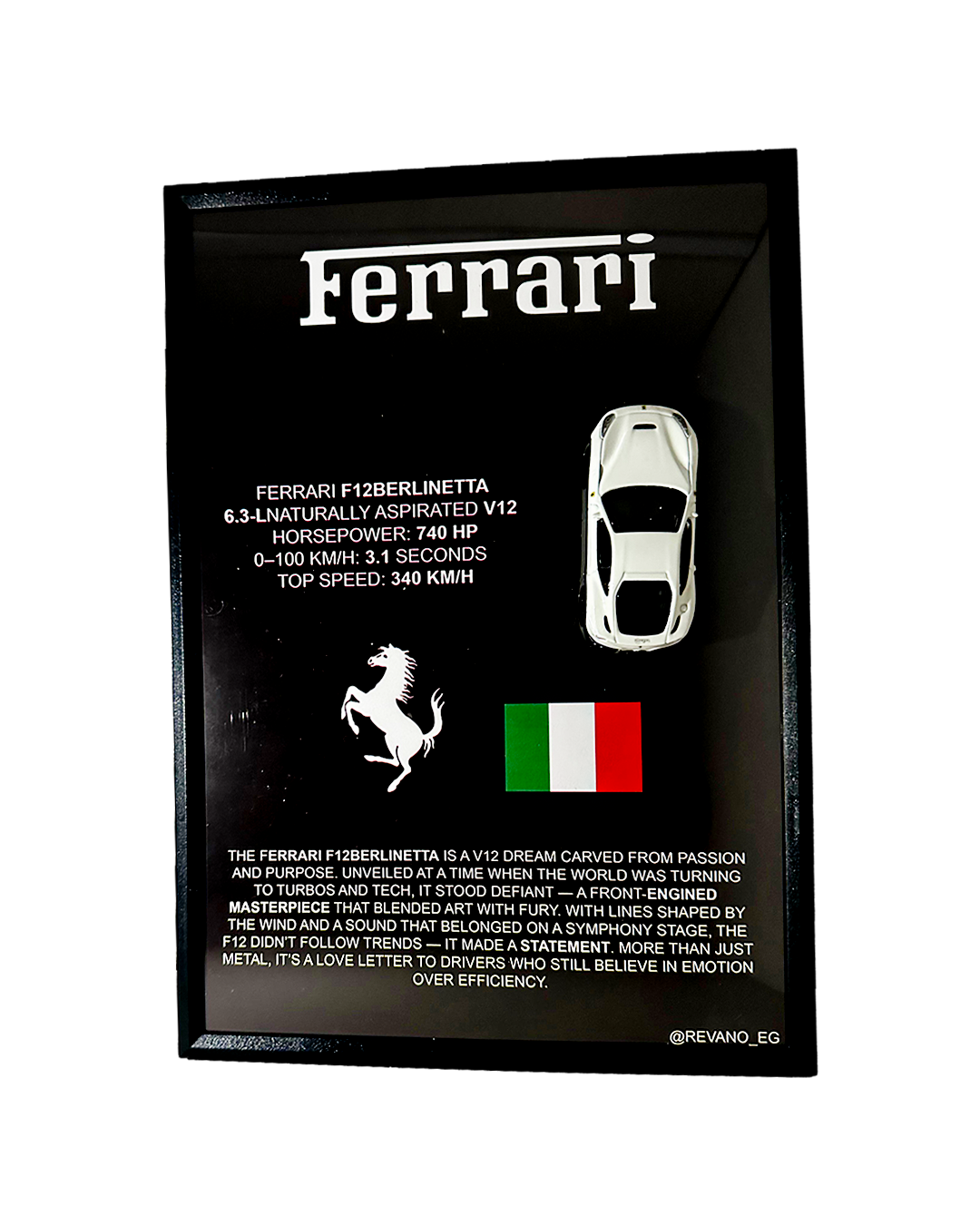 White Ferrari F12BERLINETTA