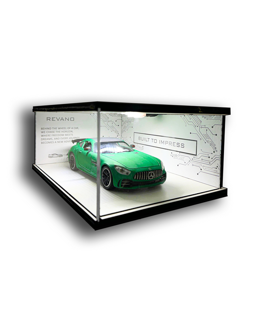 GREEN MERCEDES AMG GT x SHADOW SHOWROOM