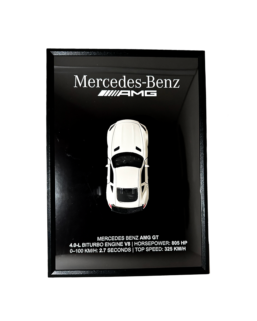 White Mercedes AMG GT