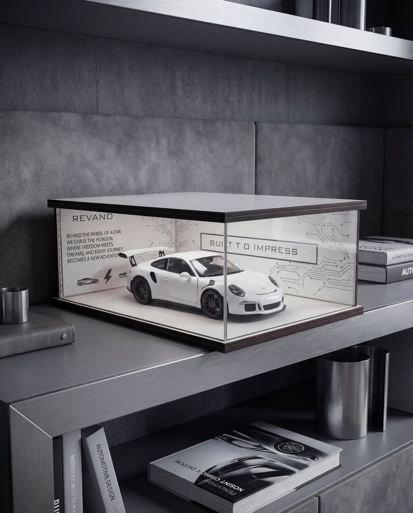 WHITE PORSCE 911 GT3 RS X SHADOW SHOWROOM