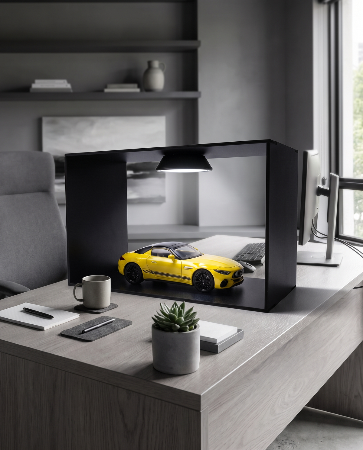 YELLOW MERCEDES AMG x REVANO DISPLAY