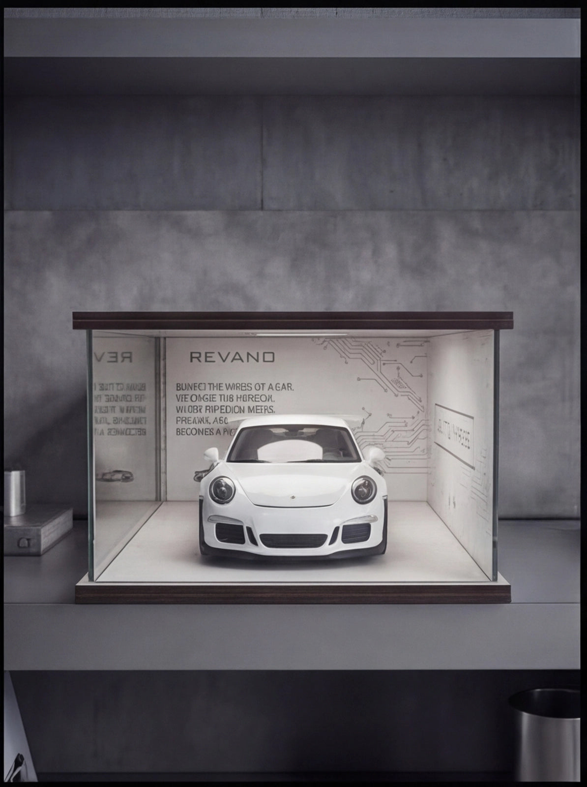 WHITE PORSCE 911 GT3 RS X SHADOW SHOWROOM