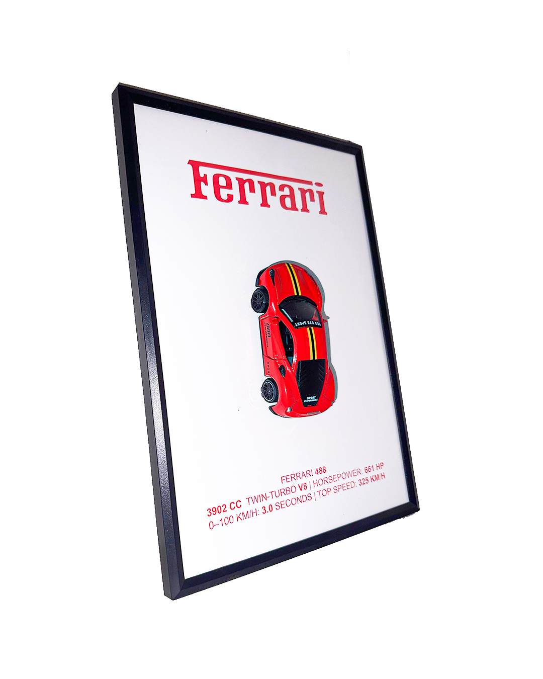 Red Ferrari 488