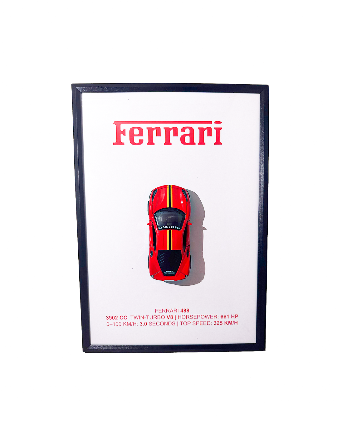 Red Ferrari 488