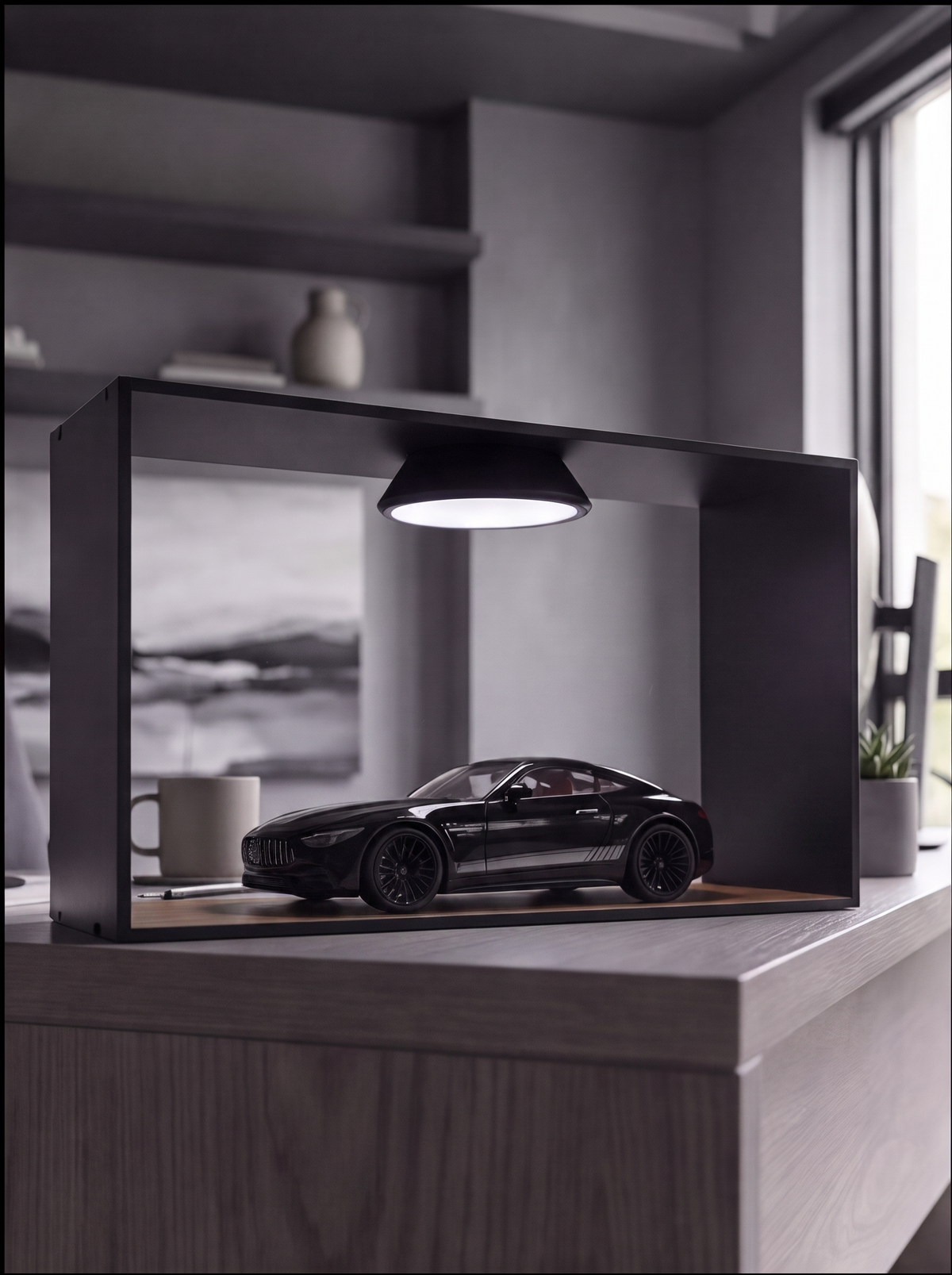 BLACK MERCEDES AMG x REVANO DISPLAY