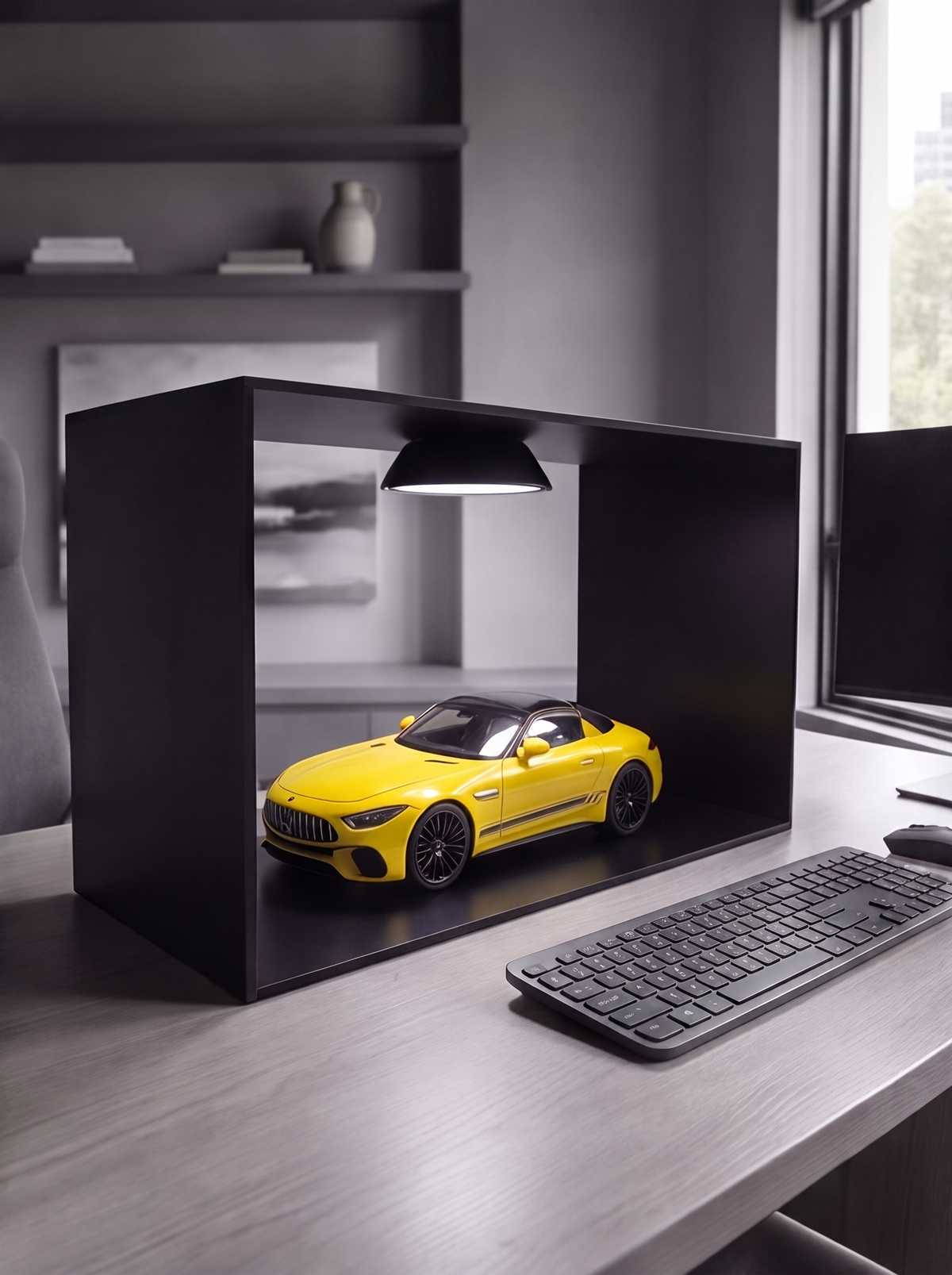 YELLOW MERCEDES AMG x REVANO DISPLAY