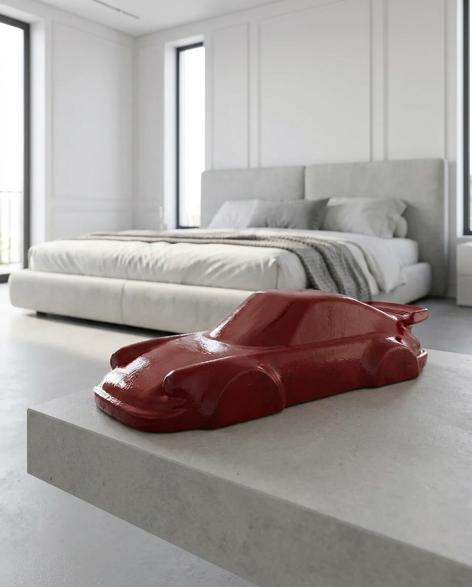 FIRE RED PORSCHE