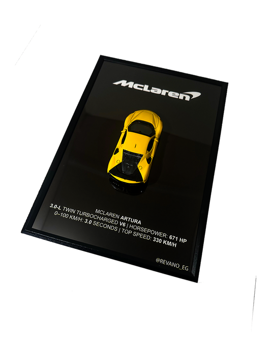 Yellow Mclaren ARTURA