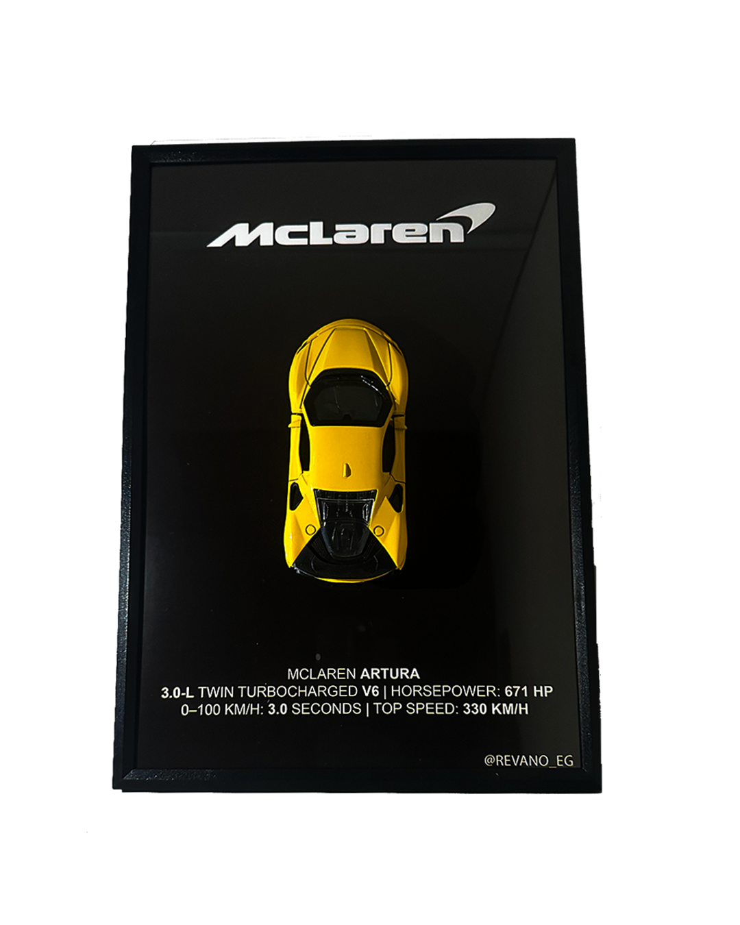 Yellow Mclaren ARTURA