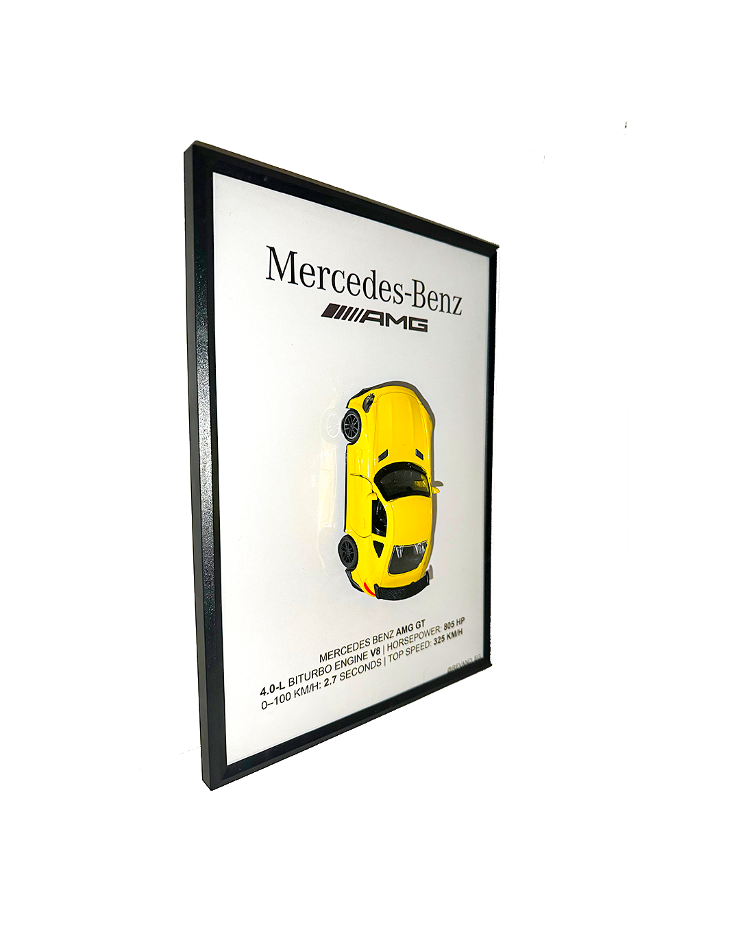 Yellow Mercedes AMG GT