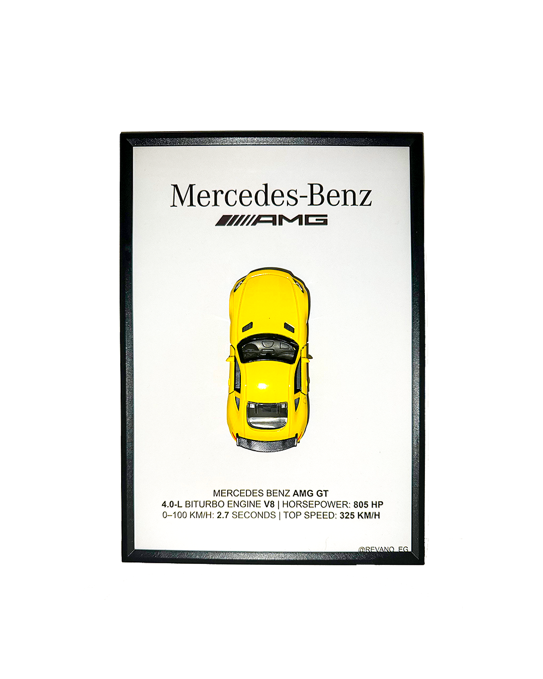 Yellow Mercedes AMG GT