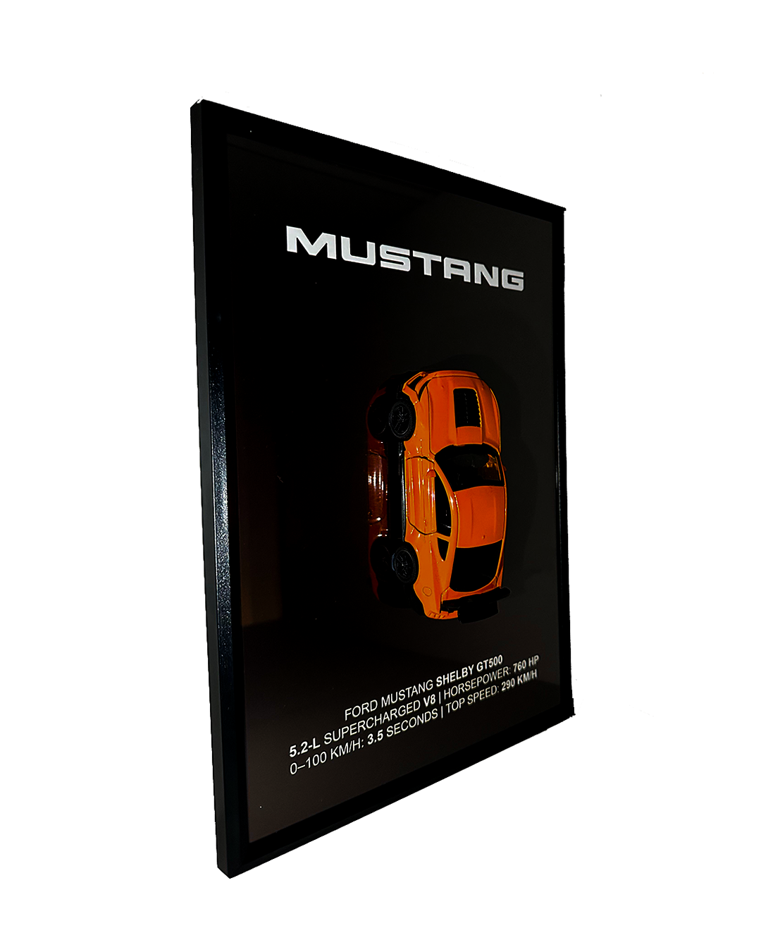 Orange Ford Mustang