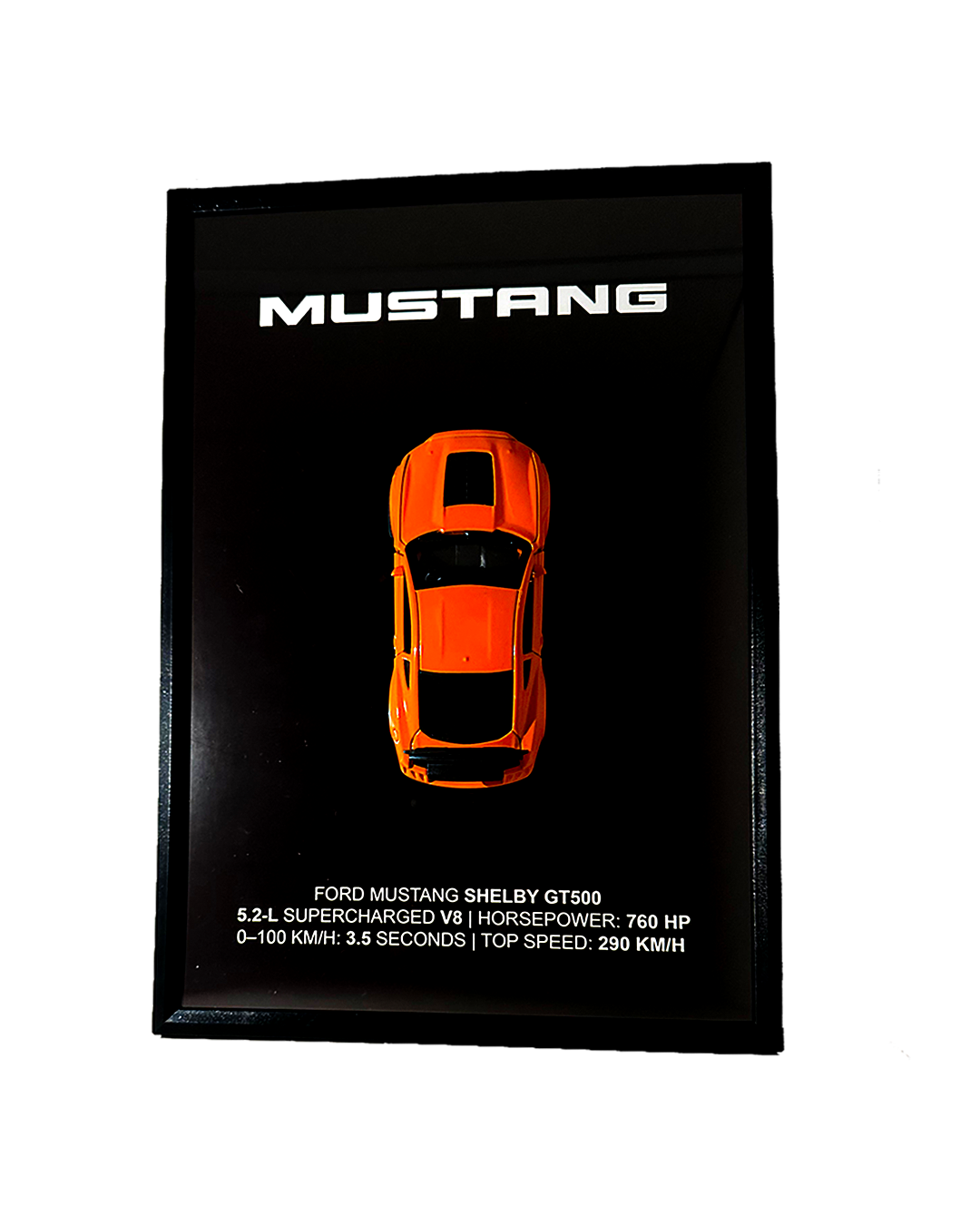 Orange Ford Mustang